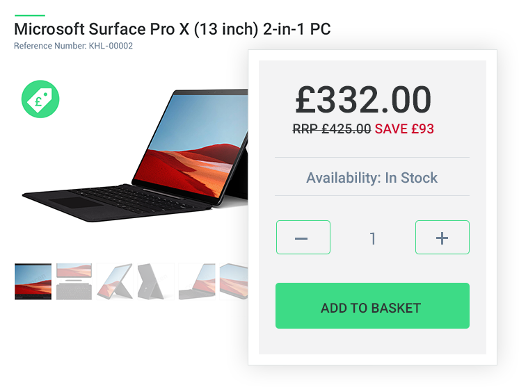 Product pricing